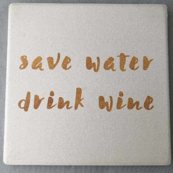 Rabbit wine champagne set aerator sealer purple drink coasters NIP - Picture 6 of 7